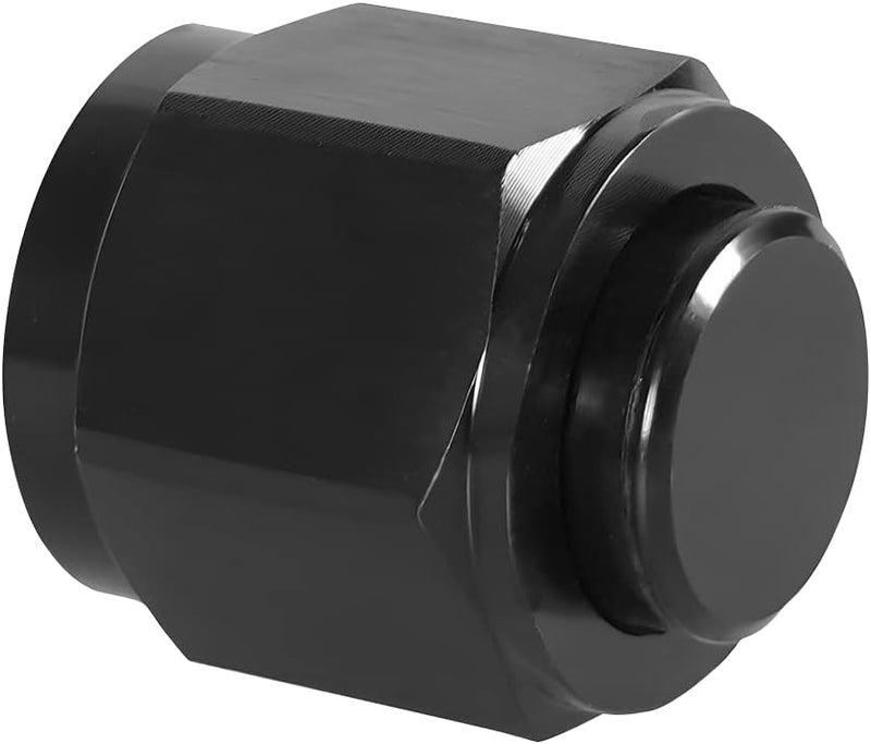 zipelo 10AN Female Flare Cap Block Off Fitting Plug, 2PCS Aluminum Swivel Hex Head Nut Port Adapter, Automotive Modification Accessories for Fuel Oil Line - Image 4